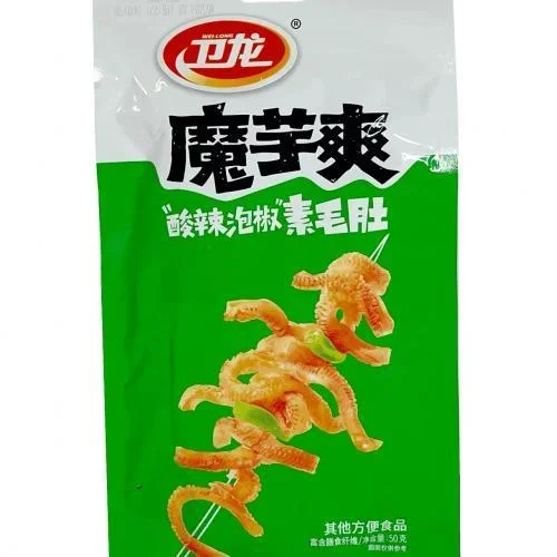 容磨磨-中華物産- 盐津舗子大魔王こんにゃく素もつ（ゴマだれ味