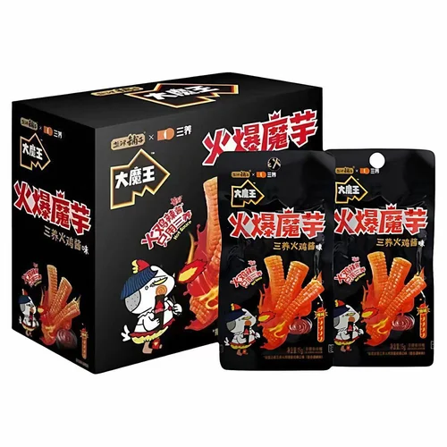 容磨磨-中華物産 - 盐津舗子 大魔王こんにゃく素もつ（ゴマだれ味